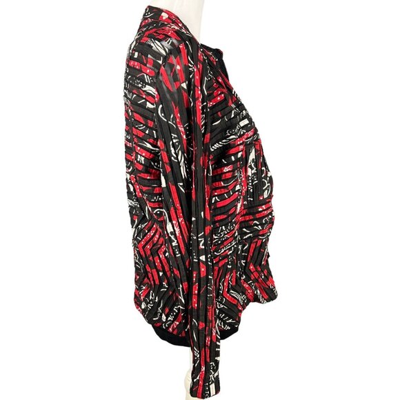 Vintage TanJay Unique Red and Black Jacket Design Size M - Picture 7 of 10